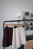SPRING SKORT : LINEN CREAM