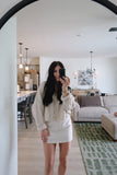 SPRING SKORT : LINEN CREAM