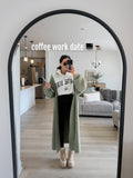 ALL DAY CARDIGAN : OLIVE GREEN