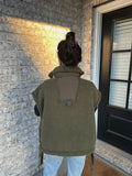 COZY DREAM VEST : OLIVE