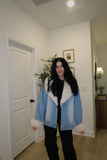 FUR DENIM JACKET