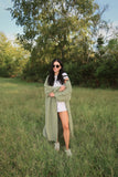 ALL DAY CARDIGAN : OLIVE GREEN