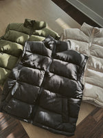 PUFFER VEST : BLACK