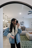 FUR DENIM JACKET