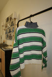 CLOVER HALF ZIP (GREEN + NAVY)