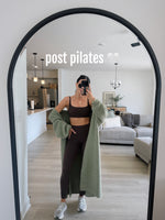 ALL DAY CARDIGAN : OLIVE GREEN