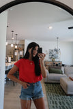 ESSENTIAL BUBBLE TEE : AMERICAN RED