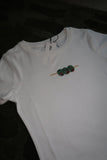 BEADED OLIVE TEE