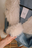 FUR DENIM JACKET