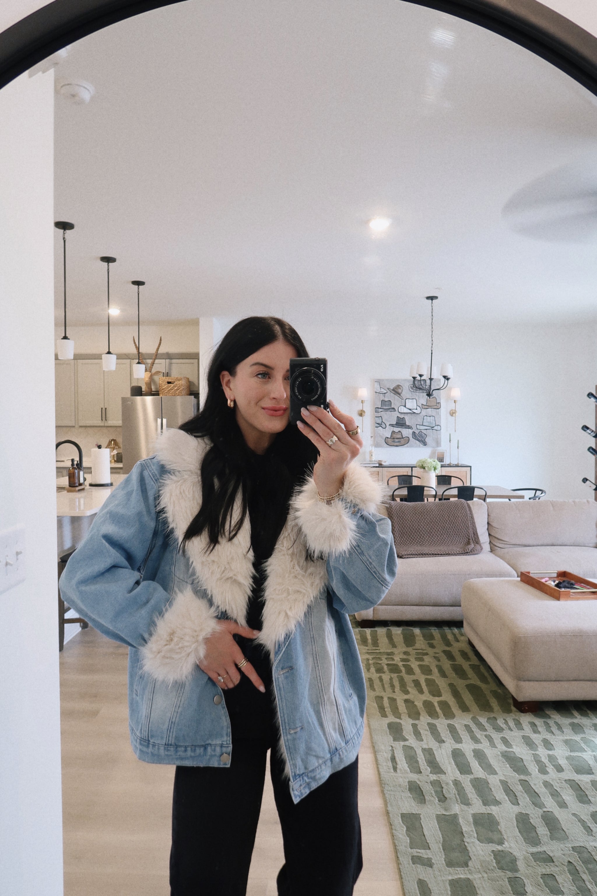 FUR DENIM JACKET – MADISON AVENUE