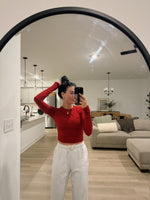 AIR SOFT BASIC LONG SLEEVE : CHERRY RED