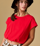 ESSENTIAL BUBBLE TEE : AMERICAN RED