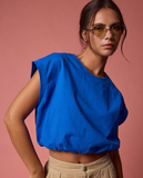 ESSENTIAL BUBBLE TEE : COBALT BLUE