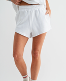 LOUNGE SHORTS : WHITE