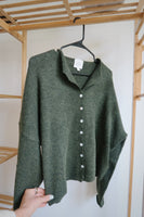 THE DRIFT CARDIGAN : DARK OLIVE